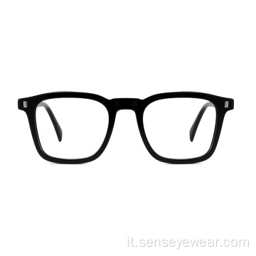 Strutture per occhiali ottici di moda logo personalizzato acetato
